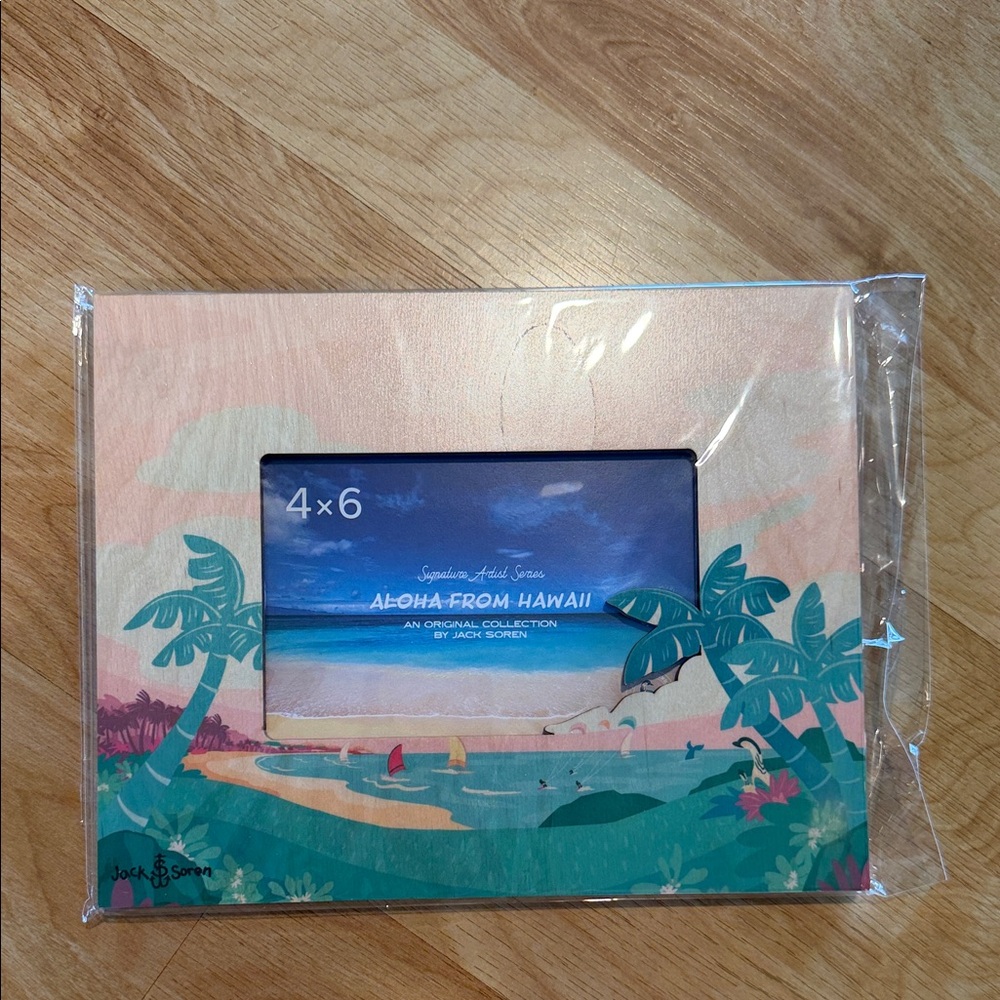 Hawaiian Beach Scene 4x6 Photo Frame